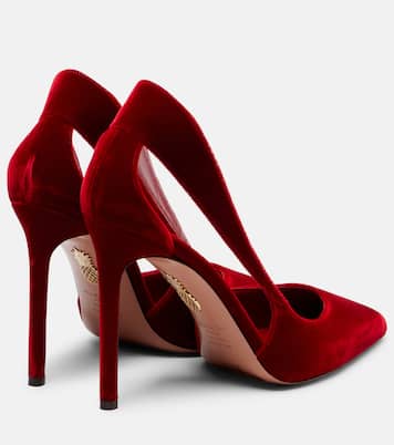 Dangerous Liaisons 105 velvet pumps | Aquazzura