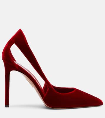 Dangerous Liaisons 105 velvet pumps | Aquazzura