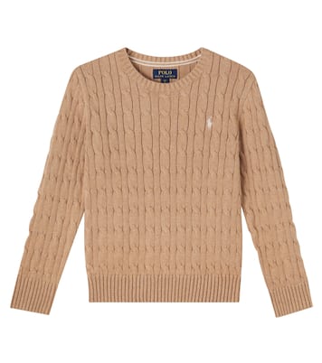 Cable-knit cotton sweater | Polo Ralph Lauren Kids