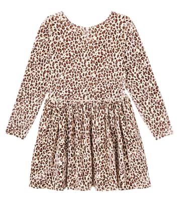 Carlito leopard-print velvet dress | Konges Sløjd