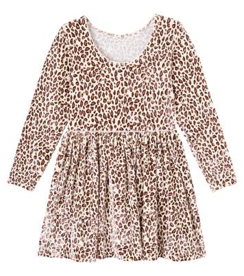 Carlito leopard-print velvet dress | Konges Sløjd
