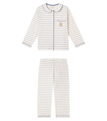 Pio striped cotton jersey pajama set | Konges Sløjd