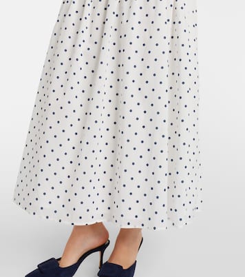 Edie polka-dot maxi dress | Posse