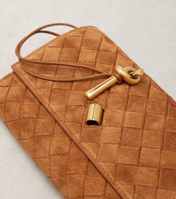 Andiamo Intrecciato Mini pouch with strap | Bottega Veneta