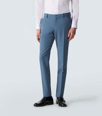 Virgin wool straight pants | Dolce&Gabbana
