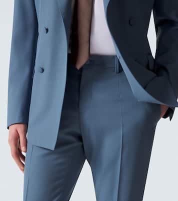 Virgin wool straight pants | Dolce&Gabbana