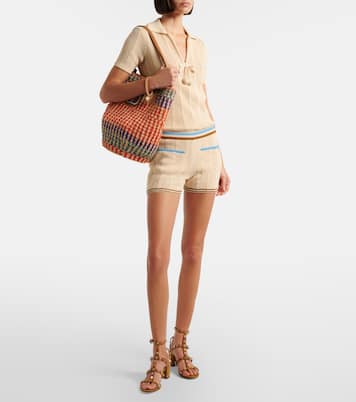 Verzierte Sandalen Rockstud aus Veloursleder | Valentino Garavani