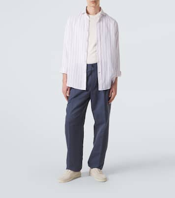 Striped linen shirt | Brunello Cucinelli
