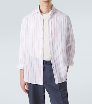 Striped linen shirt | Brunello Cucinelli
