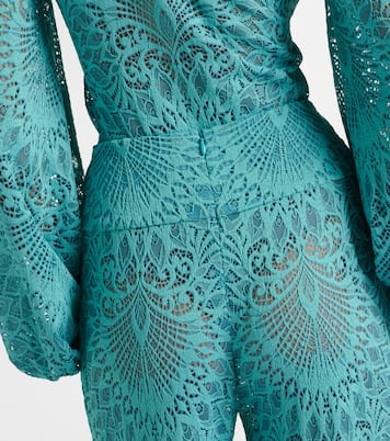 Paloma lace wide-leg pants | Alexandra Miro