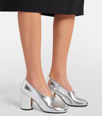 Tabi 80 metallic leather pumps | Maison Margiela