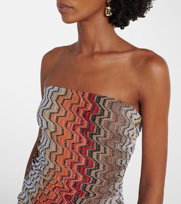 Wave lamé beach dress | Missoni