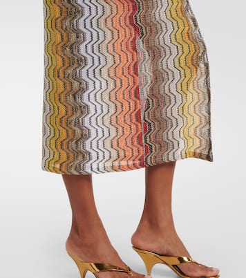 Wave lamé beach dress | Missoni