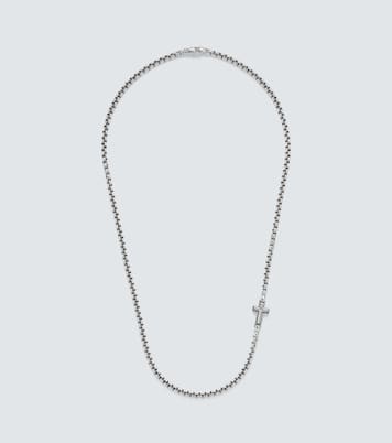 Cross Station sterling silver necklace | David Yurman