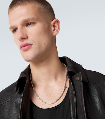 Cross Station sterling silver necklace | David Yurman