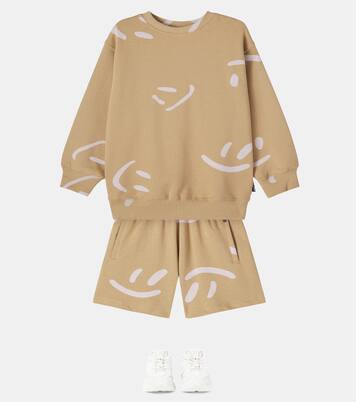 Monti printed cotton sweatshirt | Molo