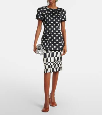 Polka-dot double-breasted blazer | Dries Van Noten