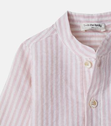 유아 - Lloret 스트라이프 코튼 포플린 셔츠 | 1 + in the Family
