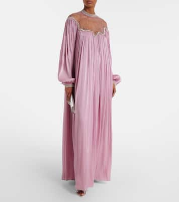 Verzierte Robe Elline | Costarellos