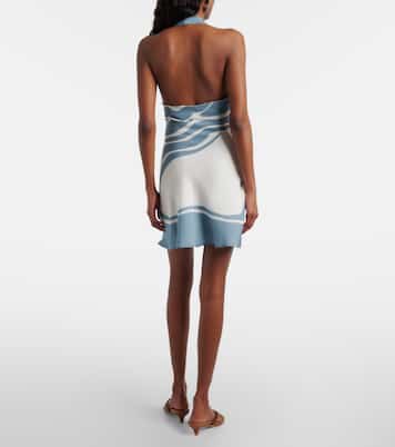Lilou halterneck silk minidress | SIR