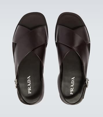 Sandalen aus Leder | Prada