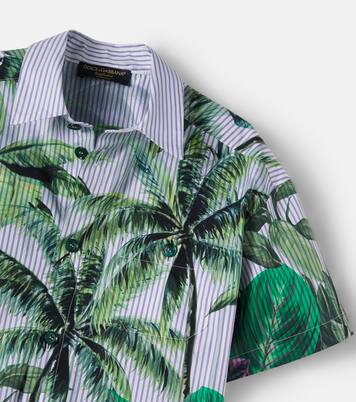 Bedrucktes Hemd aus Baumwolle | Dolce&Gabbana Kids