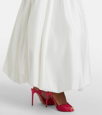 Midikleid aus einem Baumwollgemisch | Self-Portrait