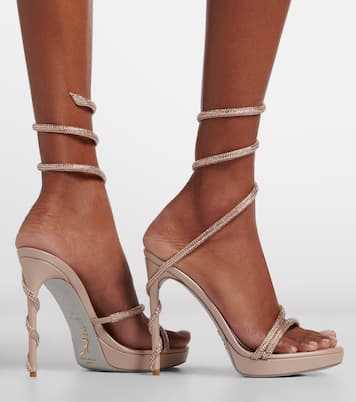 Margot embellished platform sandals | Rene Caovilla
