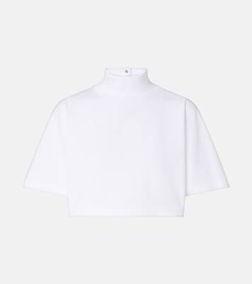 棉质针织T恤 | Alaïa