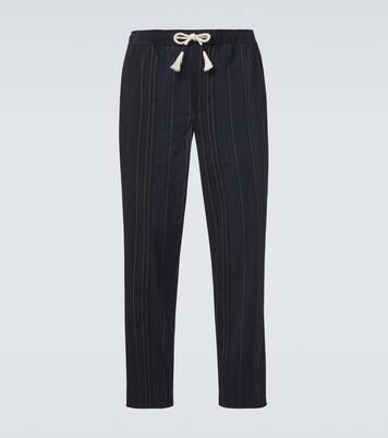 Pantaloni regular Sonoran in cotone a righe | Orlebar Brown