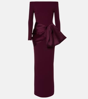Robe Kori à finitions en satin | Solace London