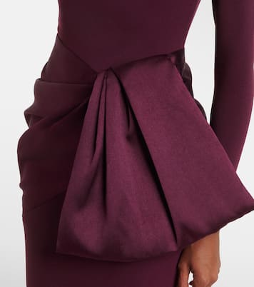 Robe Kori à finitions en satin | Solace London