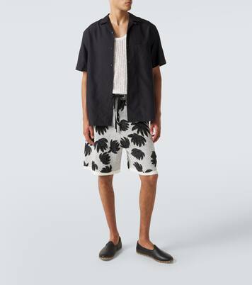 Jacquard terry shorts | Commas