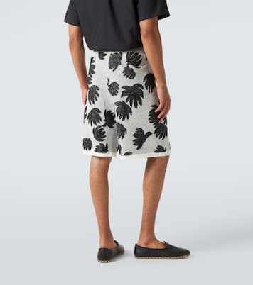 Jacquard terry shorts | Commas
