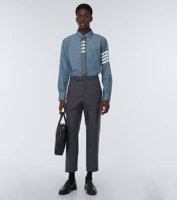 4-Bar 샴브레이 셔츠 | Thom Browne