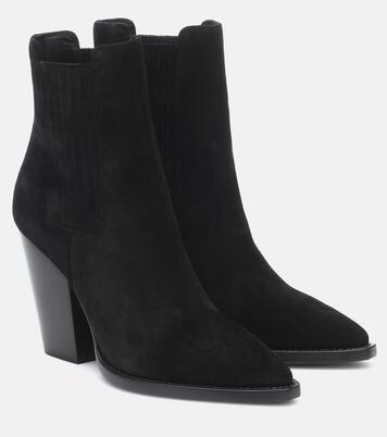 Theo 95 suede ankle boots | Saint Laurent