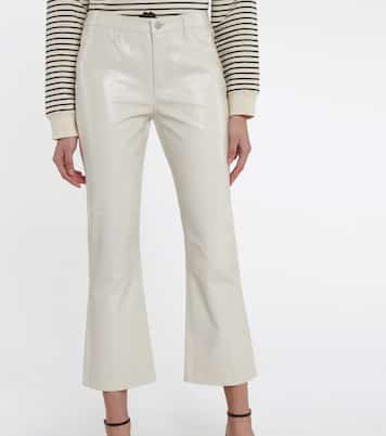 High-Rise-Hose Franky aus Leder | J Brand