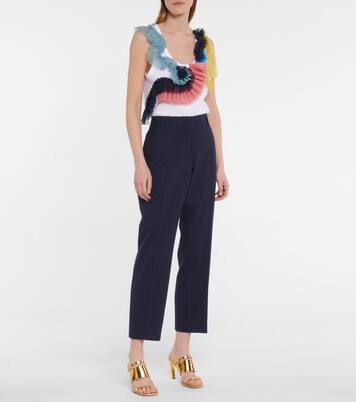 Mid-rise straight pants | Dries Van Noten