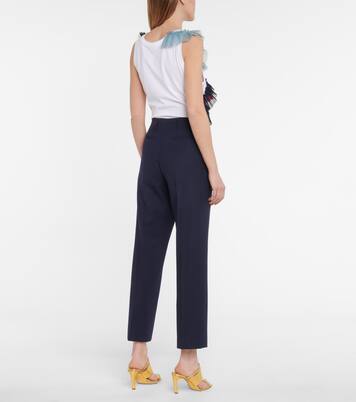 Mid-rise straight pants | Dries Van Noten
