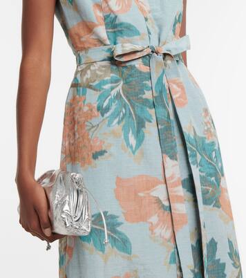 Robe midi Mona à fleurs | Erdem