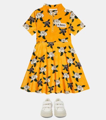 Robe imprimée en velours de coton | Mini Rodini