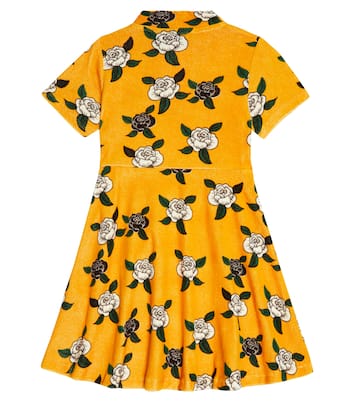 Robe imprimée en velours de coton | Mini Rodini