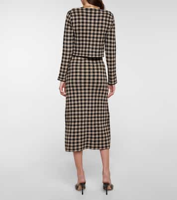 Flicker checked cardigan | Altuzarra