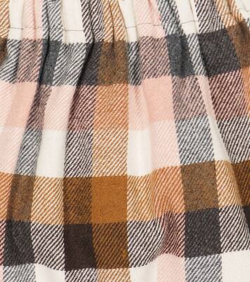 Baby checked cotton-blend shorts | Il Gufo