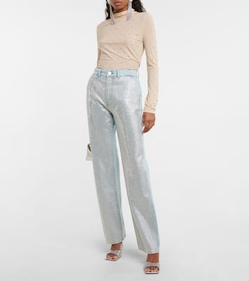 Verzierte Pantoletten Star | Mach & Mach