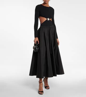 Embellished cut-out bodysuit | Valentino