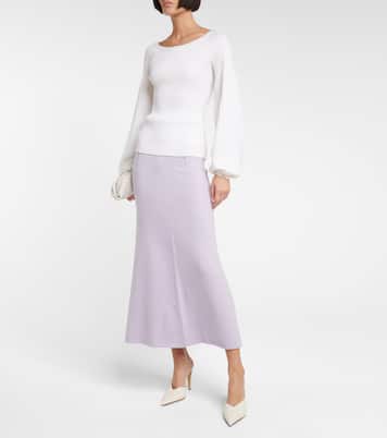 Pull Sleek Ribs en laine mélangée | Dorothee Schumacher