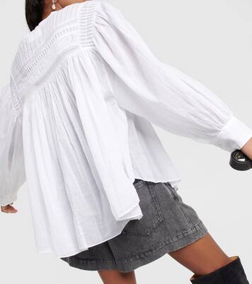 Blouse Plalia oversize en coton | Marant Etoile