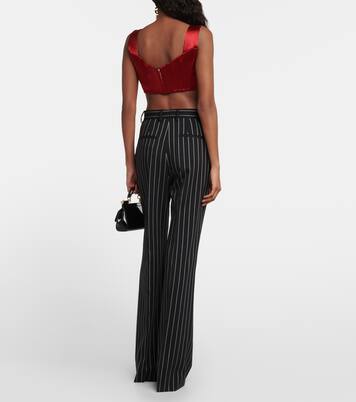 High-Rise-Hose aus einem Wollgemisch | Dolce&Gabbana