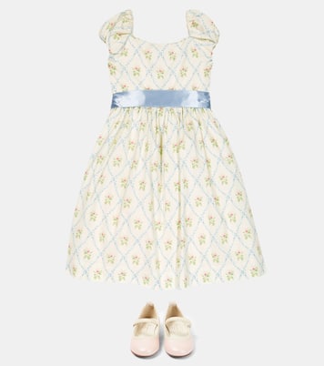 Printed cotton and silk dress | Polo Ralph Lauren Kids